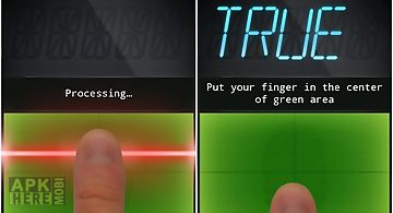 Finger lie detector prank