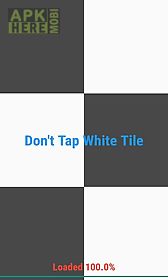 dont tap white tile