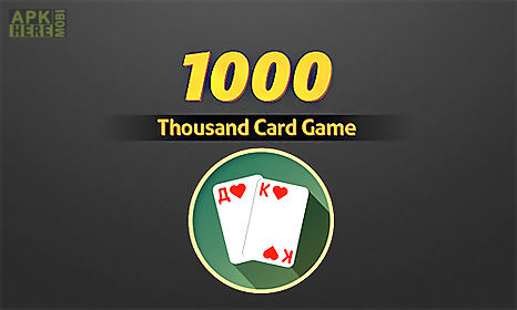 thousand card game