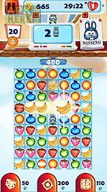 fruit pop match 3 puzzle games