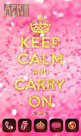 keep calm girl go theme