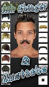 hair changer and mustache
