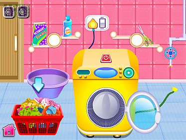 ironing clothes girls games
