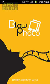 blow photo - timer camera