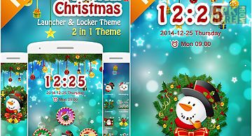 Colorful xmas 2 in 1 theme
