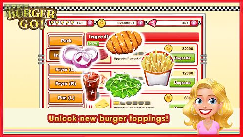 burger go - fun cooking game