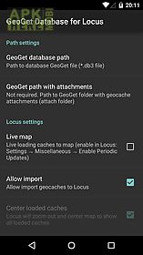 locus - addon geoget database