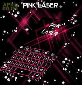 pink laser go keyboard