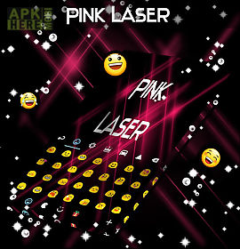 pink laser go keyboard