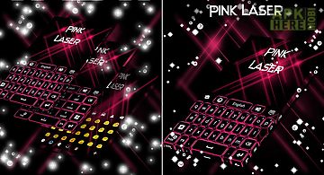 Pink laser go keyboard