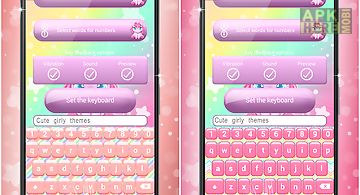 Rainbow keyboard theme app