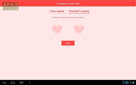 fingerprint love test - prank