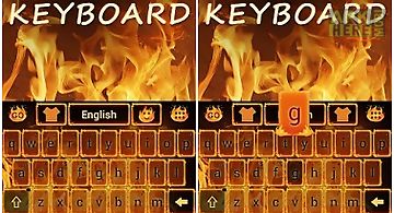 Fire go keyboard theme & emoji