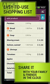 grocery shopping list: listick