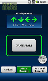 hit arrow