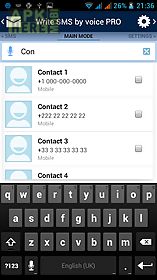 write sms by voice