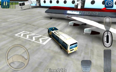 3d airport bus parking