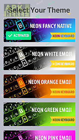 emoji smart neon keyboard
