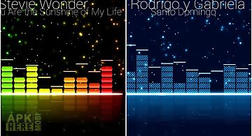 Audio glow music visualizer