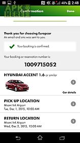 europcar – car rental app