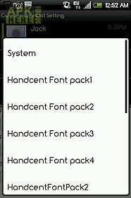 handcent font pack4
