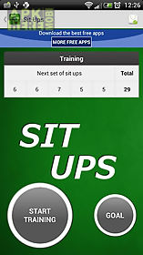sit ups - fitness trainer