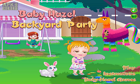 baby hazel backyard party