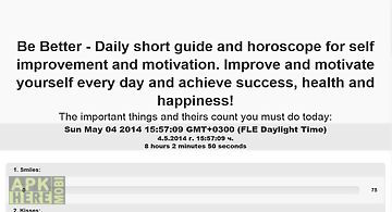 Be better - daily horoscope and ..
