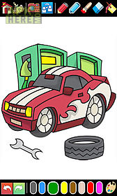 cars coloring book game