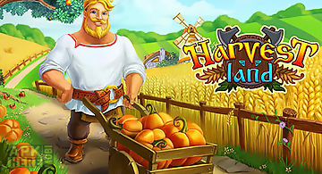 Harvest land. slavs: farm