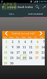 qibla compass- hijri calendar