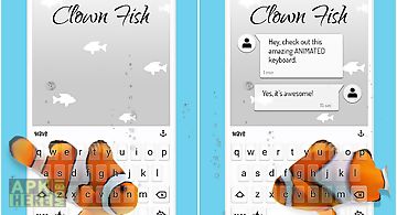 Clown fish animated keyboard