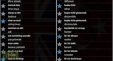 Offline english turkish dict.