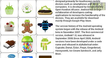 Updates for android (info)