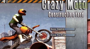 Crazy moto construction racing