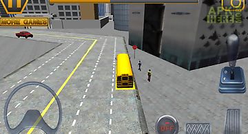 Schoolbus driving 3d simulator