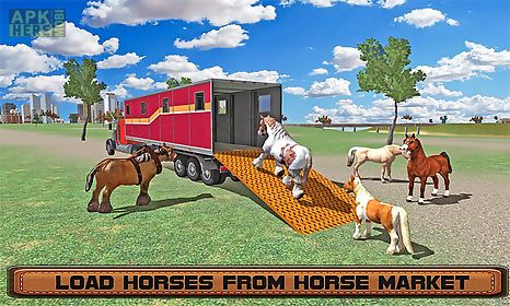 horse stunts transporter truck