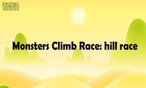 monsters climb race: hill race