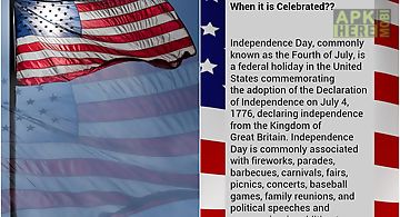 The usa independence day 4th jul..