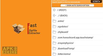 Fast zipfile extractor (auto)