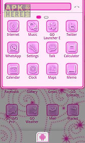 pink chill go launcher ex