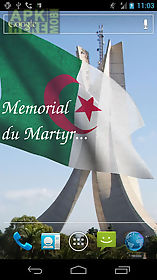 3d algeria flag  live wallpaper