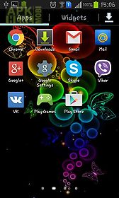 bubble and butterfly live wallpaper