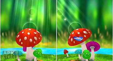 Mushrooms 3d  Live Wallpaper