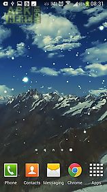 winter mountain live wallpaper