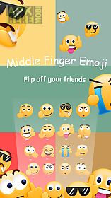 middle finger emoji sticker