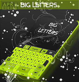 big letters keyboard