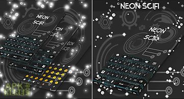Neon scifi go keyboard