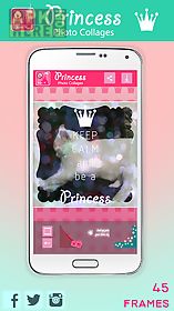 princess photo collages