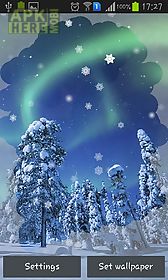 aurora: winter live wallpaper